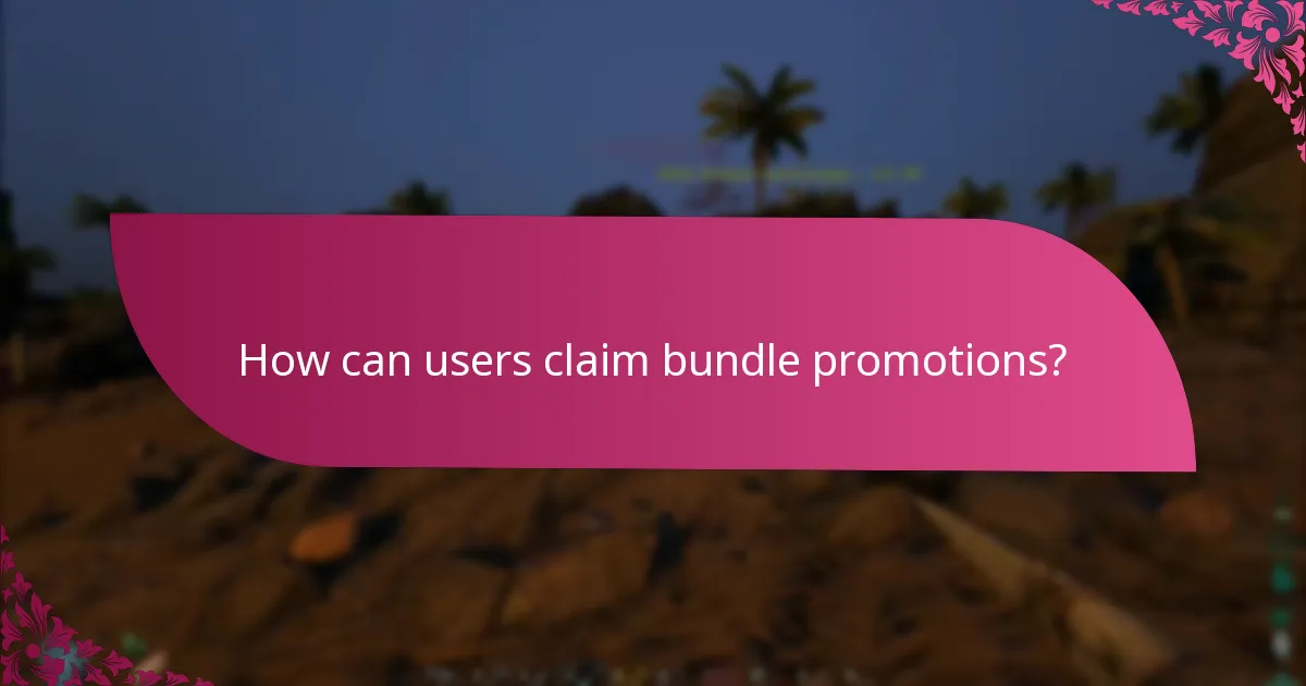 What are the eligibility criteria for bundle promotions?
