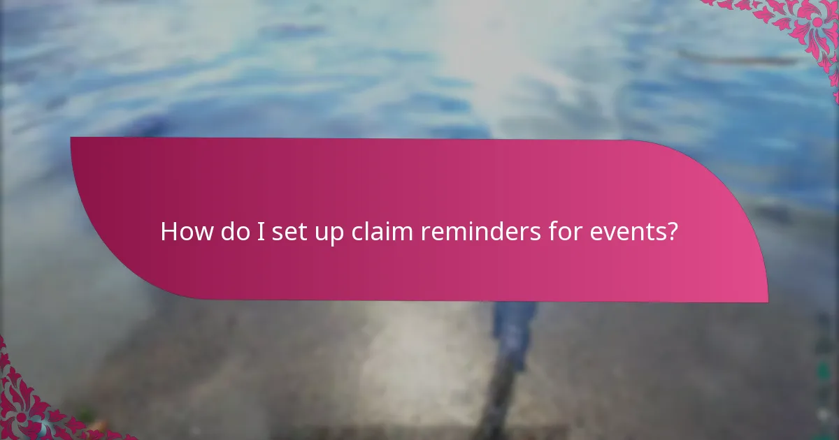 Which channels can I use for event notifications?