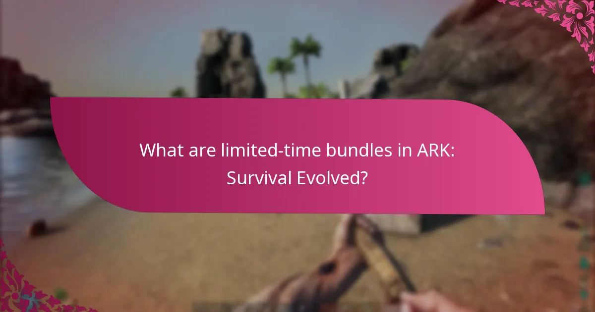 How do I participate in events tied to limited-time bundles?