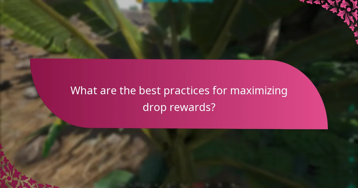 How can players claim their drop rewards?