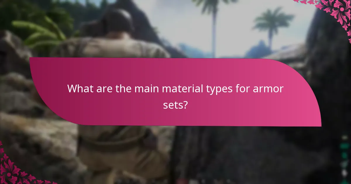 Which armor sets are most effective in gameplay?