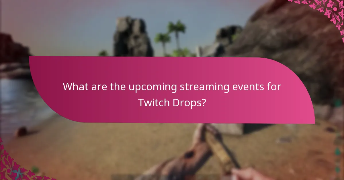 What are the benefits of participating in Twitch Drops events?